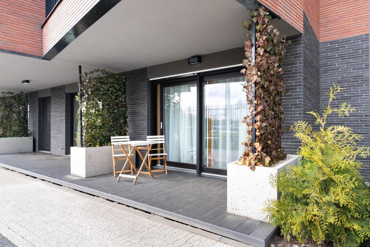 Ina Rent - Motlawa Sienna Grobla Lägenhet Gdańsk Exteriör bild