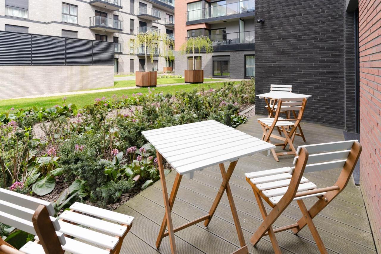 Ina Rent - Motlawa Sienna Grobla Lägenhet Gdańsk Exteriör bild
